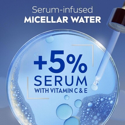 Сыворотка Nivea — Skin Glow Serum Infused Micellar Water Восстанавливающая очищающая вода с аминокислотами, 400 мл — фото 3