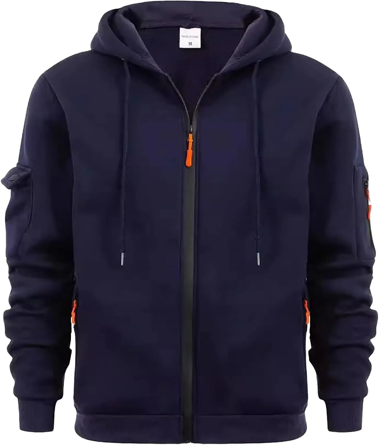 

Мужской худи с капюшоном на молнии, тактический, винтажный