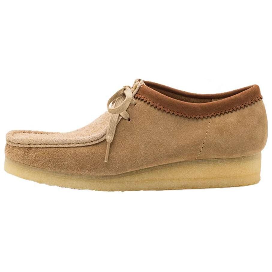 

Оригинальные ботинки Wallabee, комбинированные, песчаник Clarks