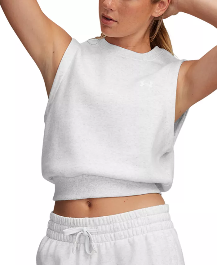 

Женский безрукавный топ UA Rival Fleece Under Armour, серый