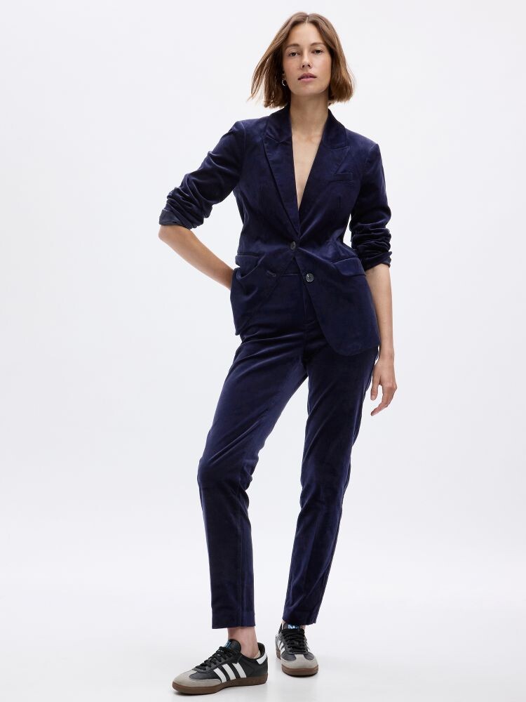 

Велюровая куртка Gap, синий