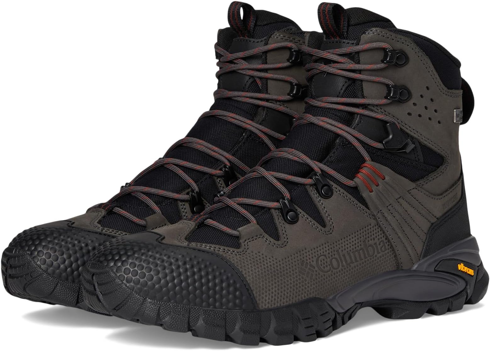 

Походные ботинки Columbia Navigator Trek Outdry Leather, цвет Black/Spice