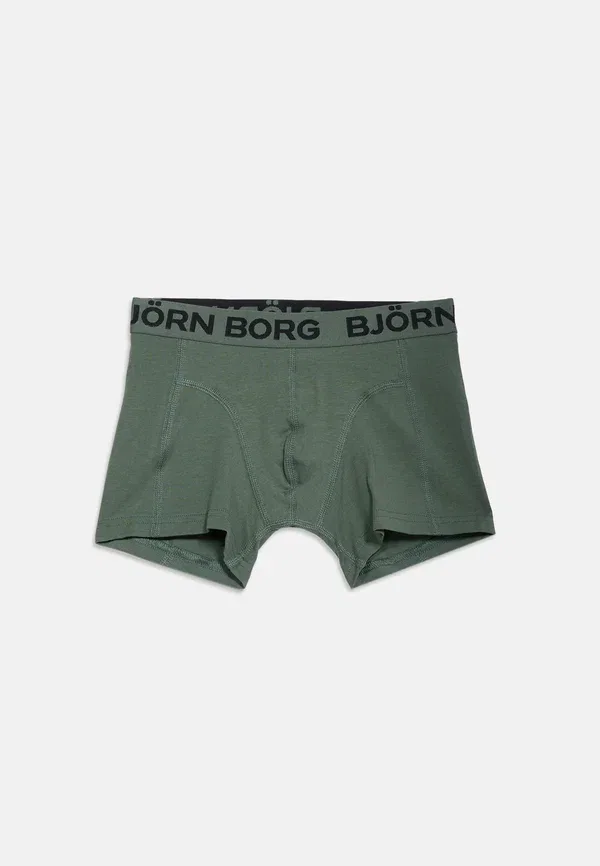 Трусы 5 шт Björn Borg, черный/оранжевый/мультиколор — фото 3