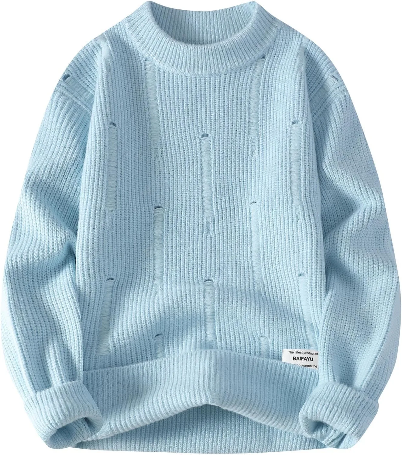 

Мужской свитер-пуловер мягкий Casual