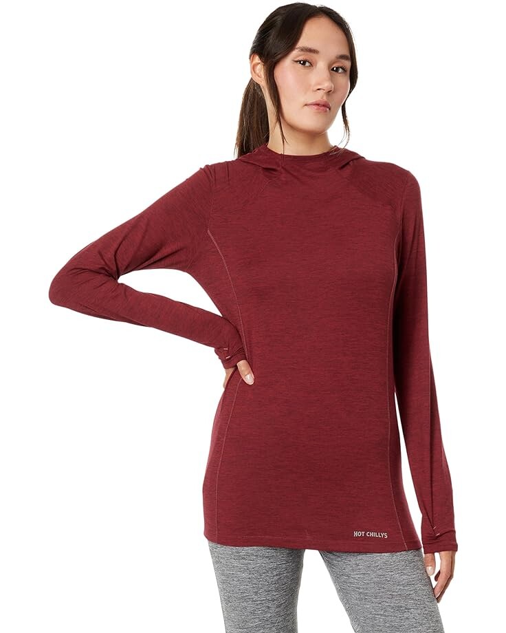 

Худи Hot Chillys Clima-Tek, цвет Burgundy Heather