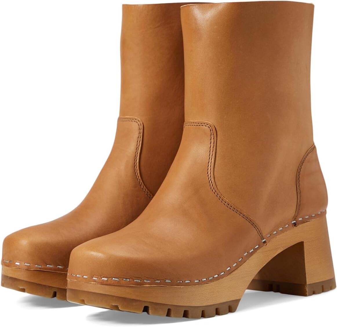 

Ботинки Swedish Hasbeens Plain Boot, цвет Nature/Nature