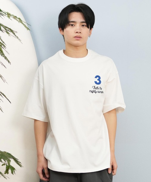 

Футболка с коротким рукавом, антибактериальная, влагоотводящая, с защитой от УФ-излучения и охлаждающим эффектом, с принтом на спине DEAR LAUREL, CAL MESSAGE TEE D25S2107 Murasaki Sports