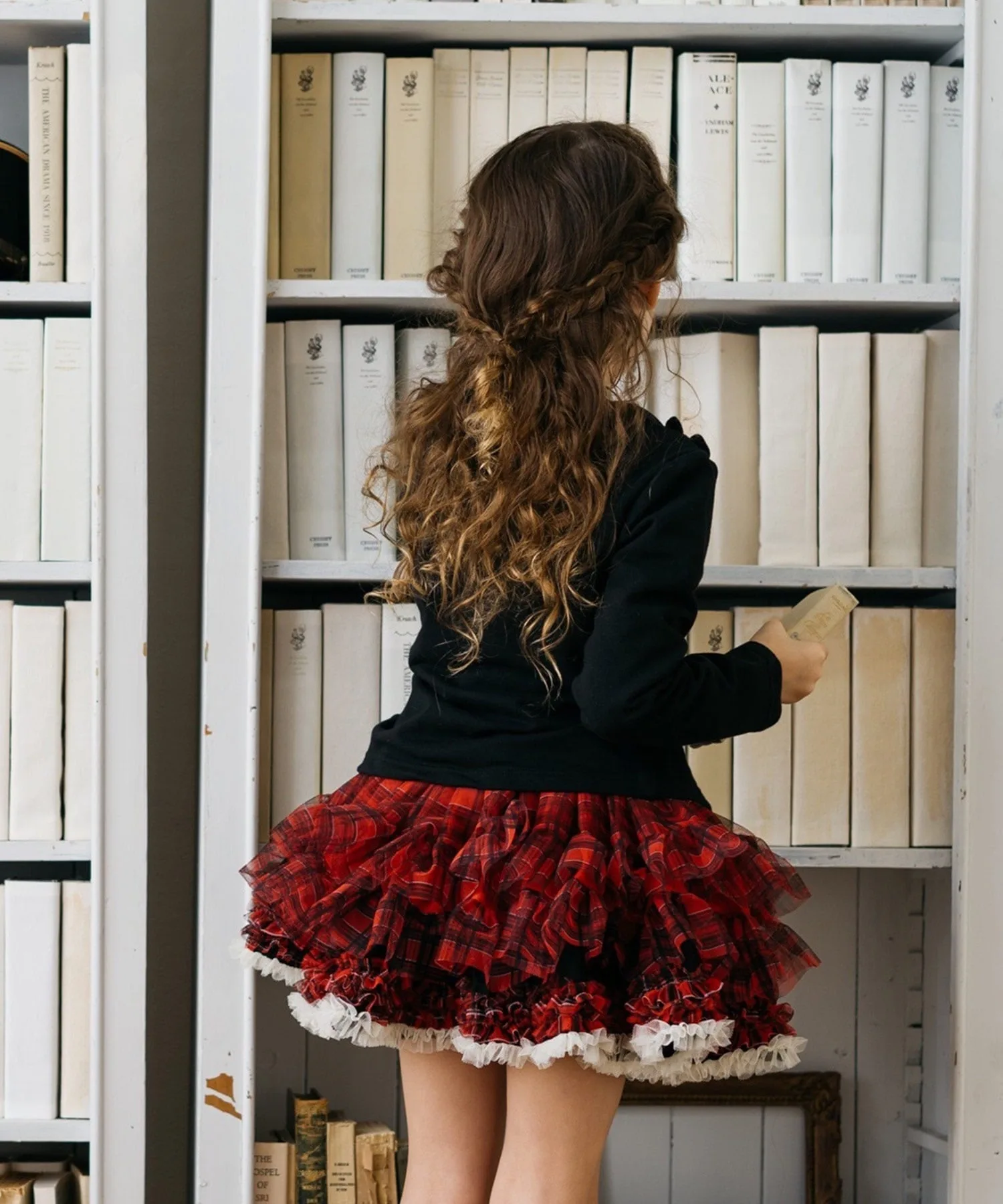 Юбка [M/90-110 см] [L/110-130 см] Panpantutu, Tartan check — фото 4