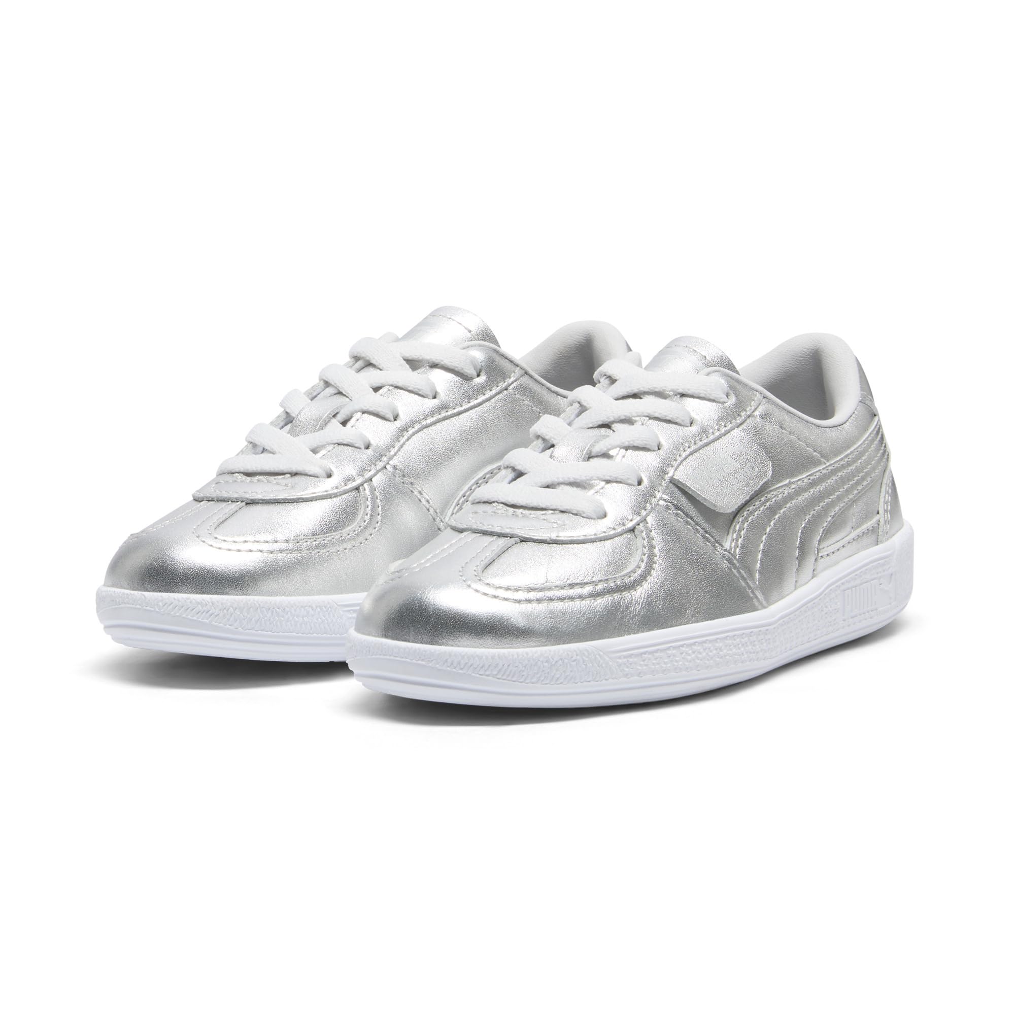 

Кроссовки PUMA Kids Palermo Chrome, цвет PUMA Silver-Feather Gray