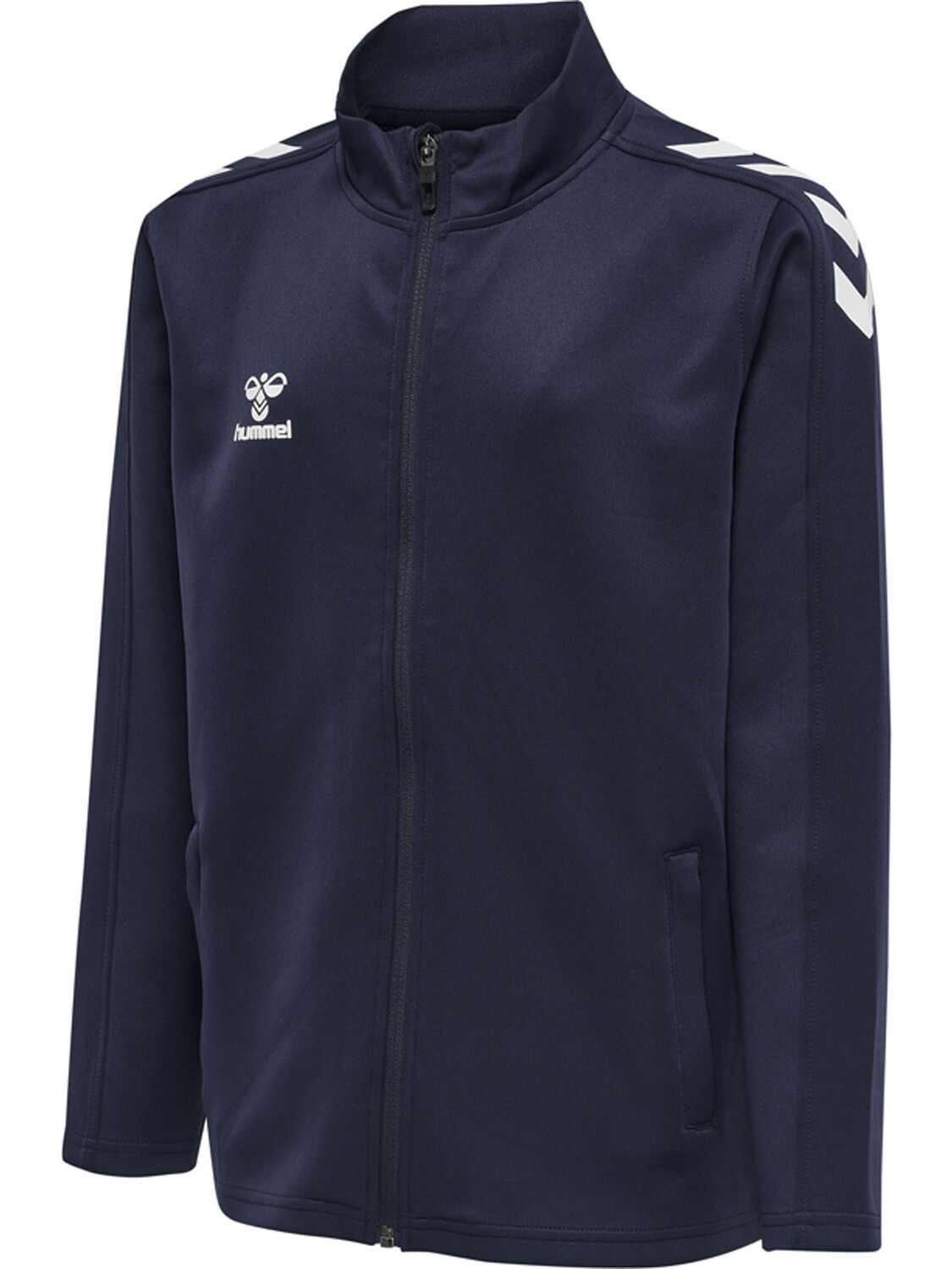Толстовка Hummel Reißverschlussjacke Hmlcore Xk Poly Zip Sweat Kids, морской — фото 4