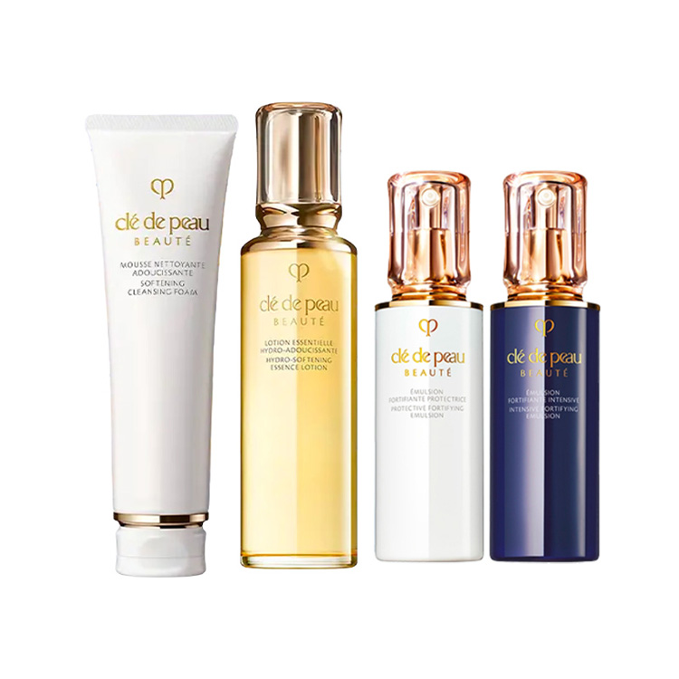 Набор для ухода за кожей Diamond Light Radiant Vitality увлажняющая/питающая версия комплект из четырех предметов Clé De Peau Beauté