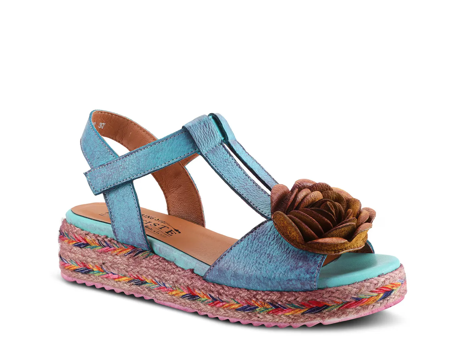 

Сандалии Tempest Espadrille Wedge Sandal L'Artiste By Spring Step, светло-голубой