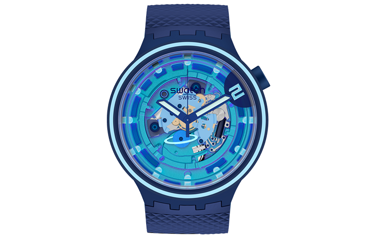 

Унисекс-часы SWATCH SB01N101 синие 47 мм