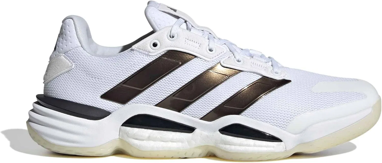 Мужские домашние кроссовки Adidas Stabil 16, White / Black.