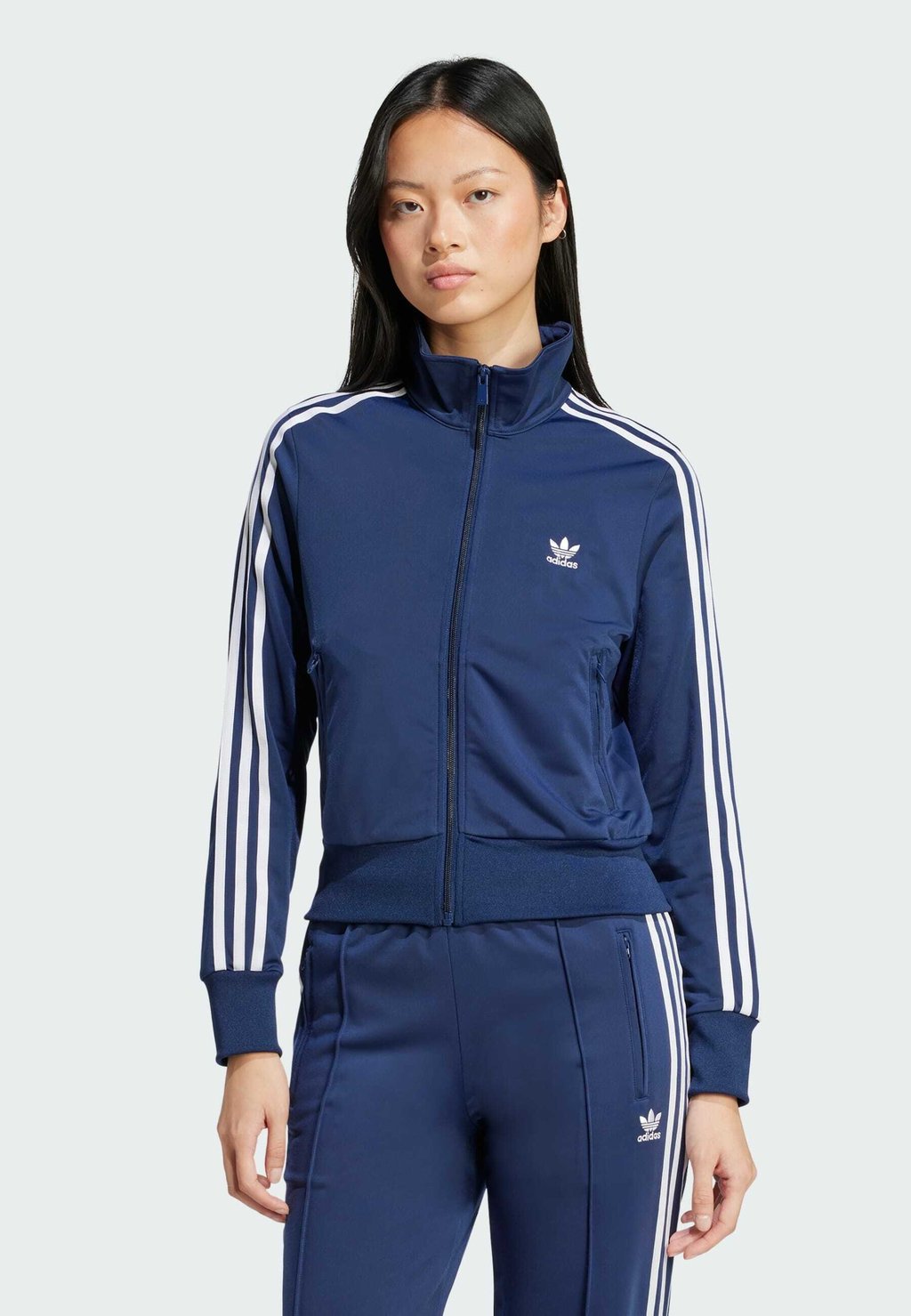 

Толстовка на молнии ADICOLOR CLASSICS FIREBIRD TRACK TOP adidas Originals, синий