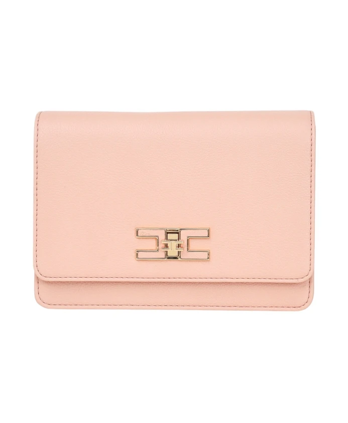 

Маленькая наплечная сумка с цепочкой Elisabetta Franchi, розовый