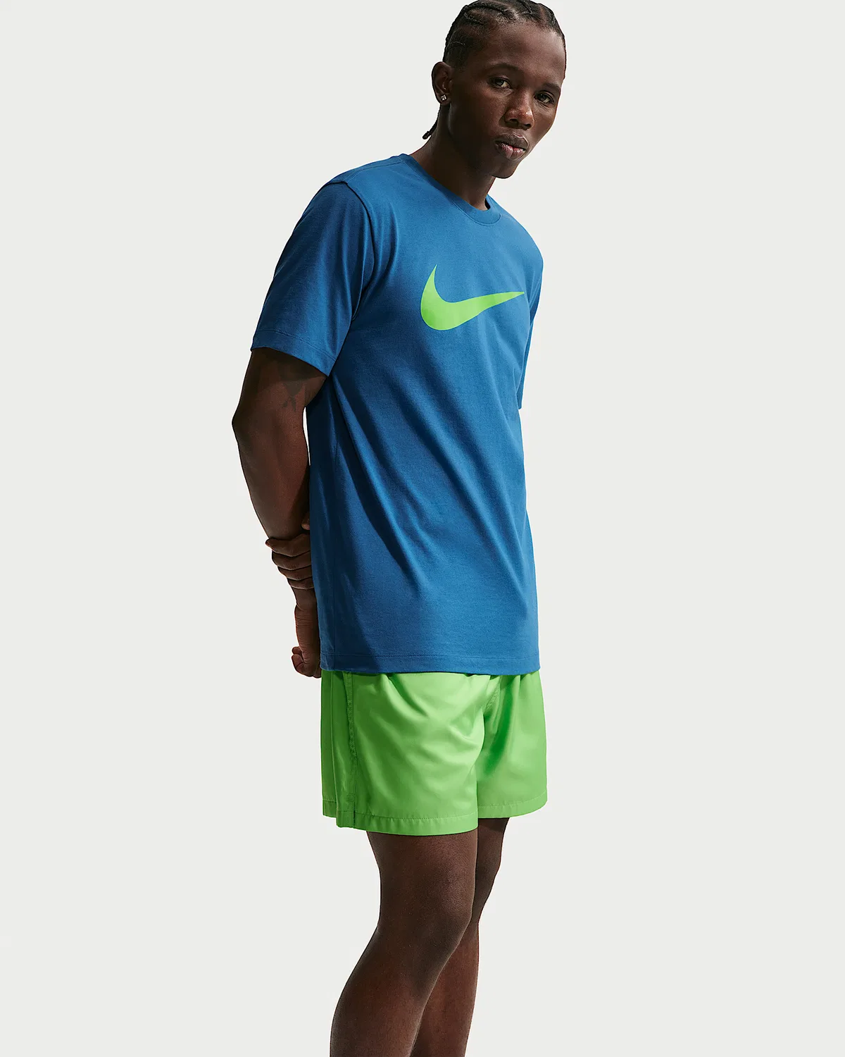 Мужская футболка Nike Sportswear Swoosh, Court Blue — фото 3