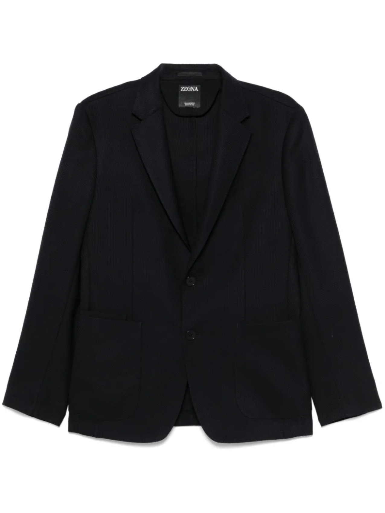 

Шерстяной блейзер Zegna, черный
