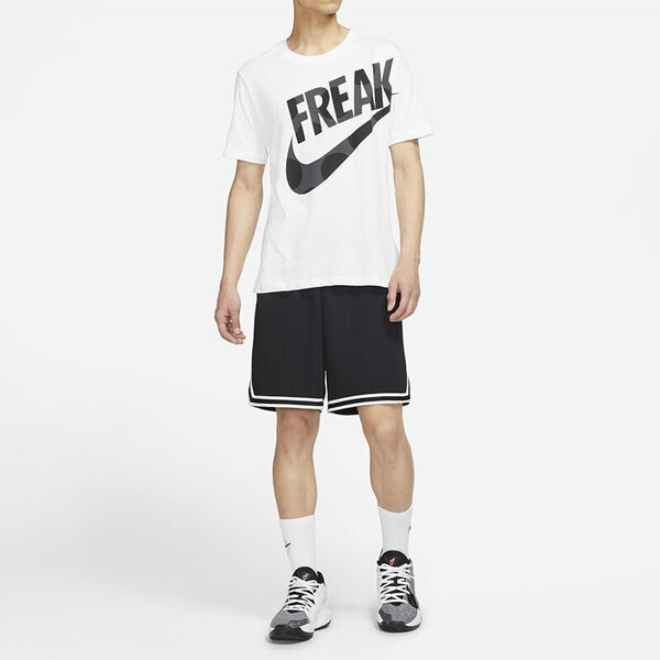 Футболка Nike ASGA Men's NK DF FREAK PRINT SS TE White, белый — фото 3