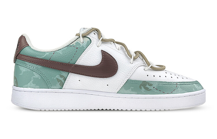 

Кроссовки Nike Court Vision 1 Skateboard Shoes Women's Low-Top White/Green