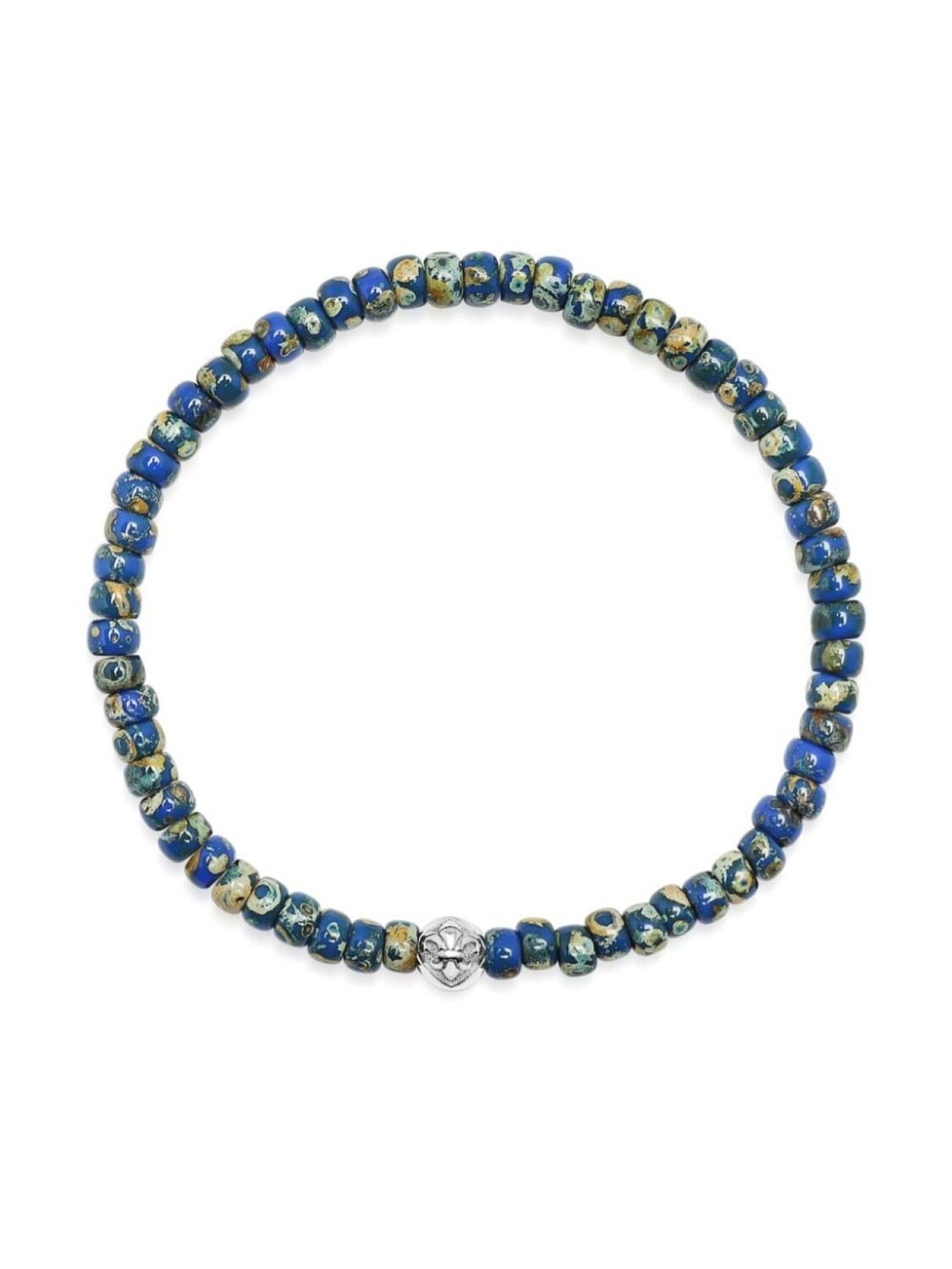 

Браслет из стеклянных бусин Nialaya Jewelry, синий
