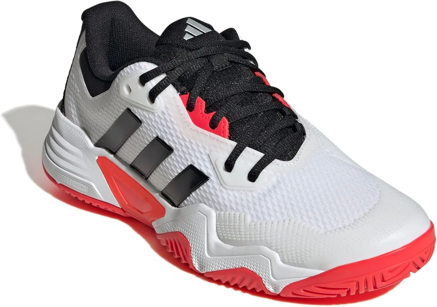 Мужские теннисные кроссовки Adidas Solematch Control 2, White/Black/Silver Metallic — фото 4