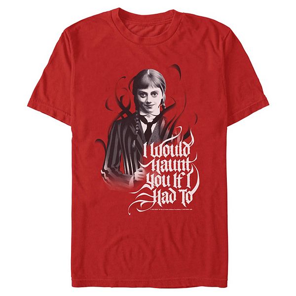 

Футболка с принтом Men's Wednesday I Would Haunt You If I Had To Licensed Character