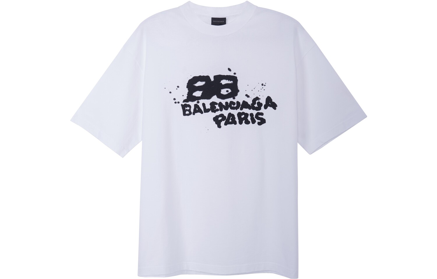 

Balenciaga Мужская винтажная футболка с рисунком BB Icon средней посадки, белая/черная, белый, Черный, Balenciaga Мужская винтажная футболка с рисунком BB Icon средней посадки, белая/черная, белый
