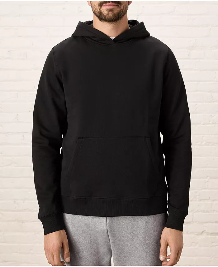 

Мужская толстовка с капюшоном из органического хлопка Cloud Brushed Fleece Pact, черный