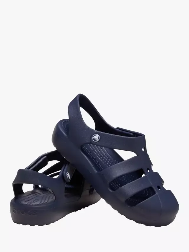 Детские классические рыбацкие сандалии Crocs, Navy — фото 4