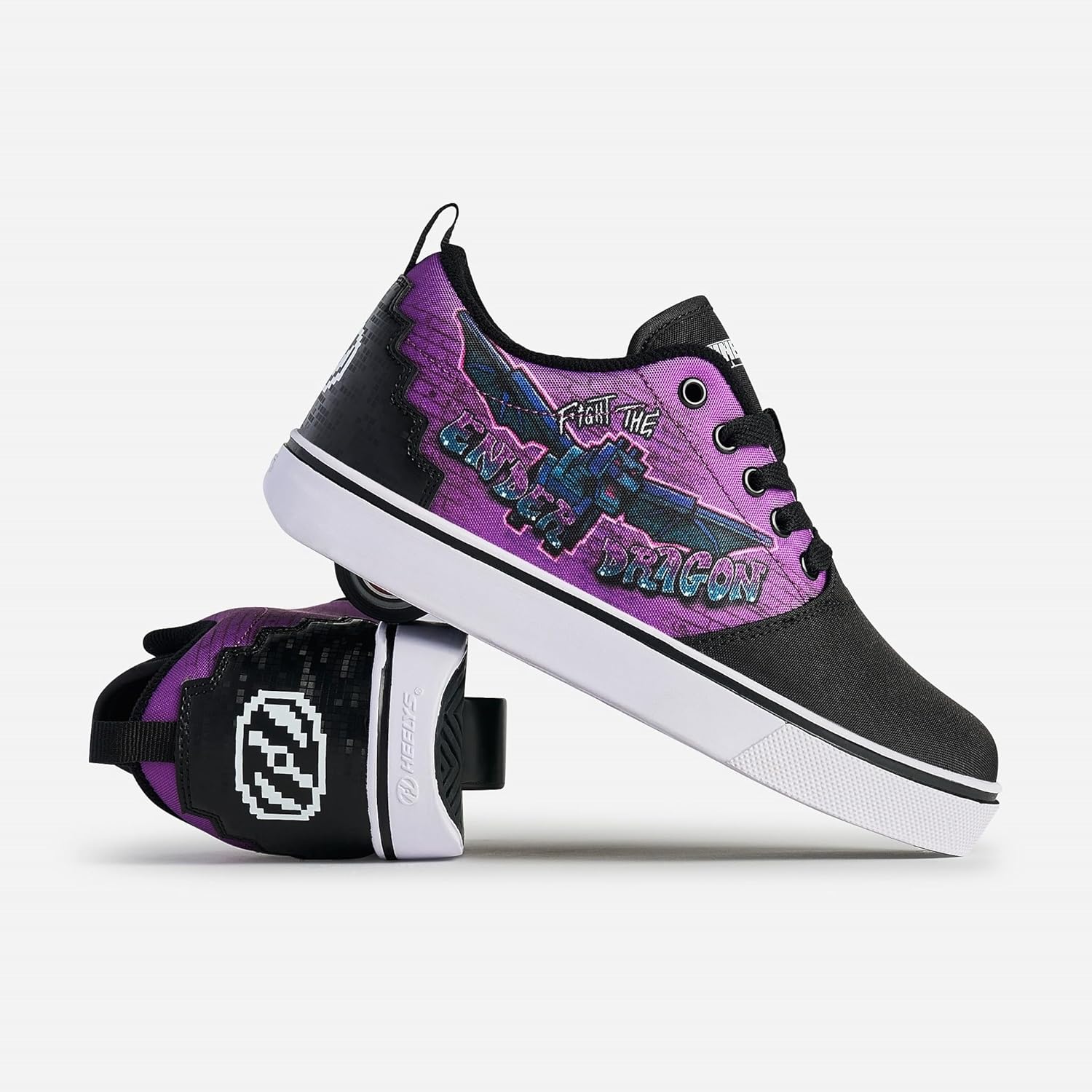 

Кроссовки Heelys Mens Minecraft Pro 20, черный/фиолетовый/розовый