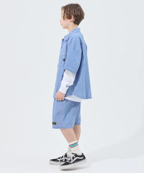 Детская рубашка KRIFF MAYER Kid's Collection из денима — фото 4