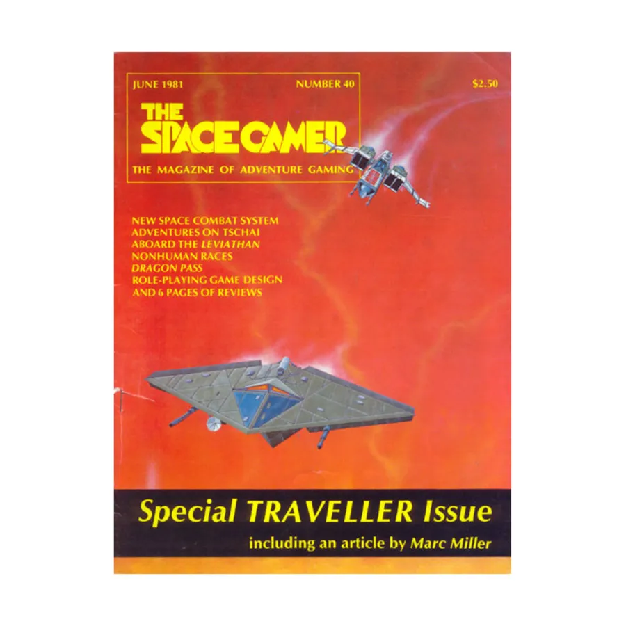 

Журнал #40 "Traveller Combat System, Leviathan, Tschai Adventures for Traveller", Space Gamer Magazine (Various Publishers)