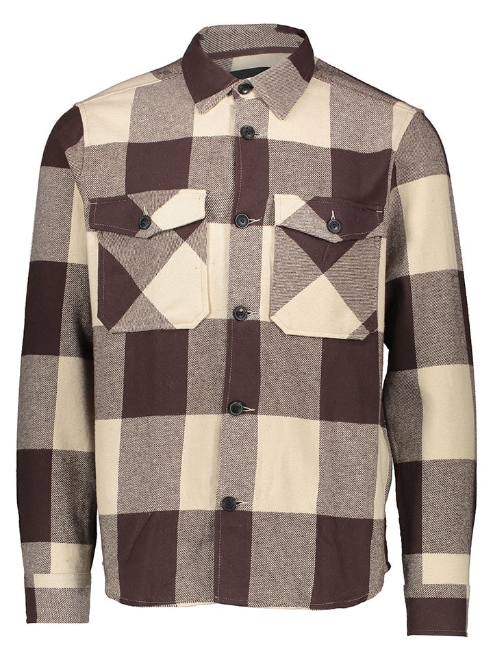 

Рубашка ONLY & SONS, цвет braun/beige