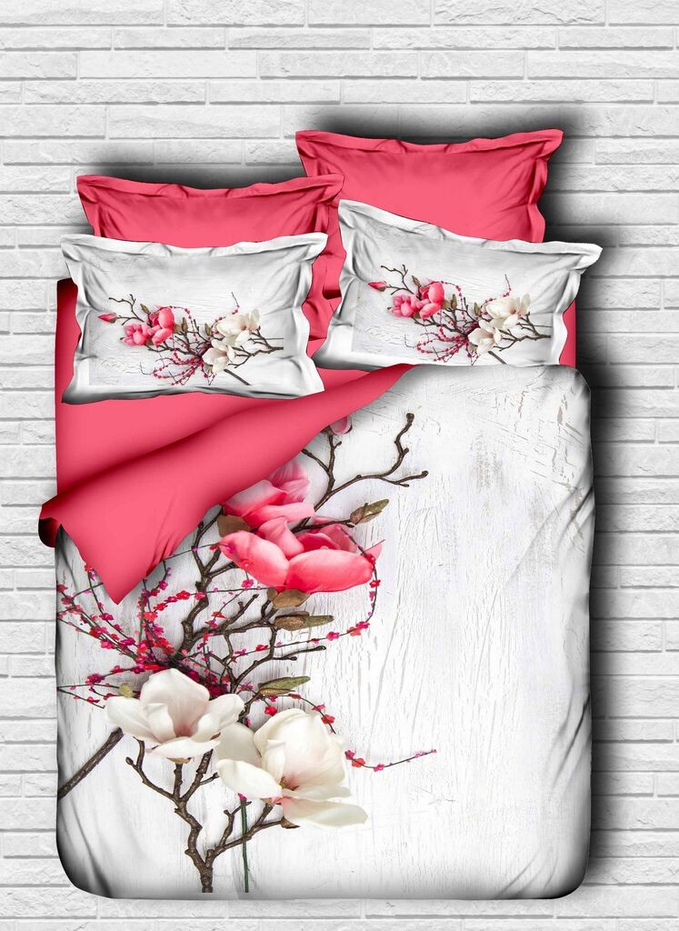 

L'Essentiel Linge de Maison, Adal- PRL1208, Розовый,Белый, Одеяла, верхняя часть пододеяльника и наволочки: 100% полиэстер, микросатин