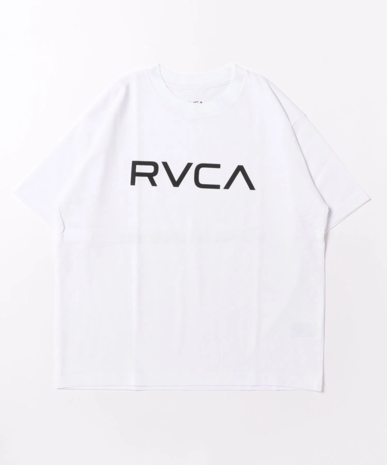 Детская футболка RVCA с большим логотипом, белая