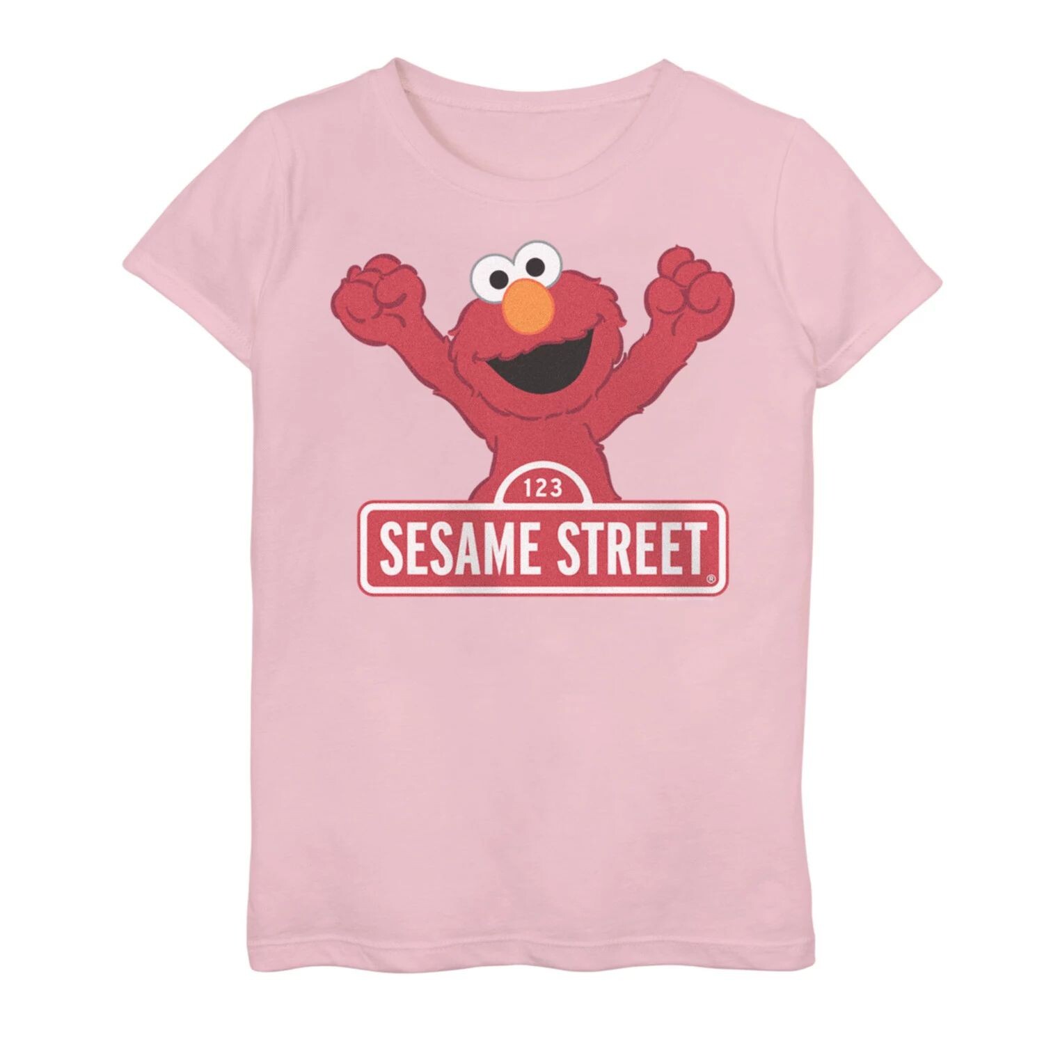 

Футболка с логотипом Elmo для девочек 7–16 лет «Улица Сезам» Licensed Character