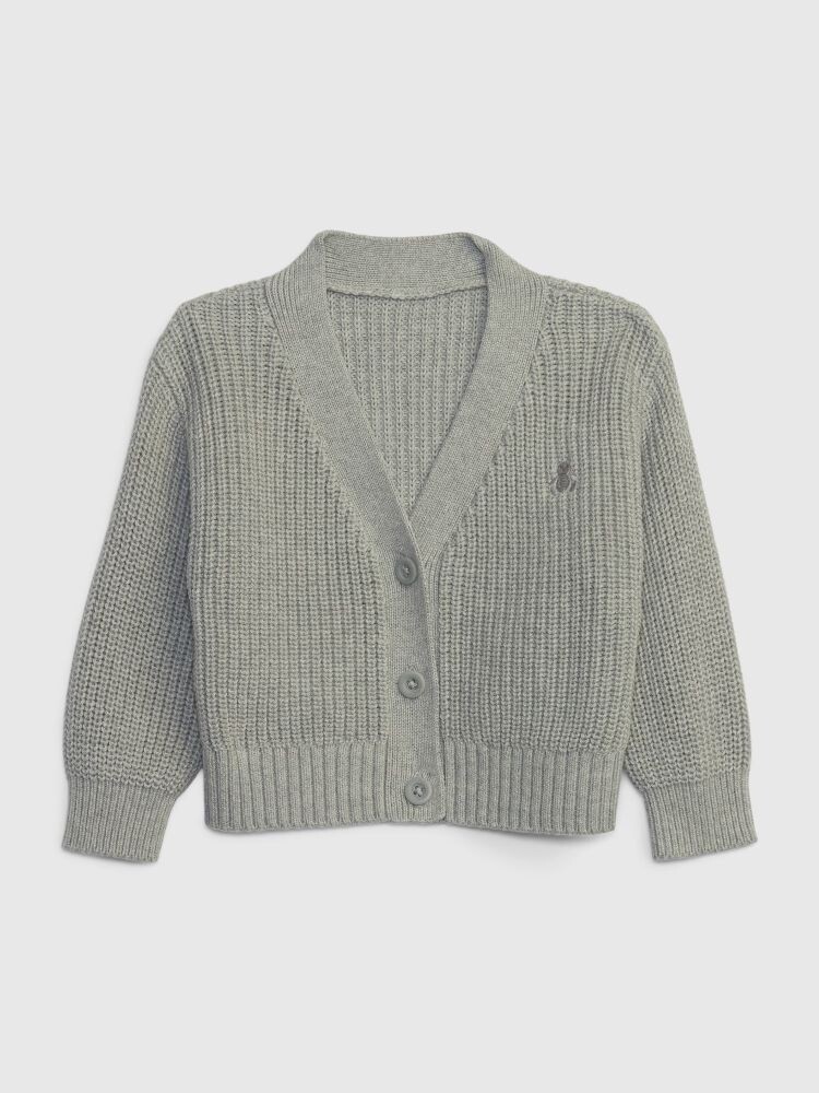 

Кардиган на пуговицах Gap, серый