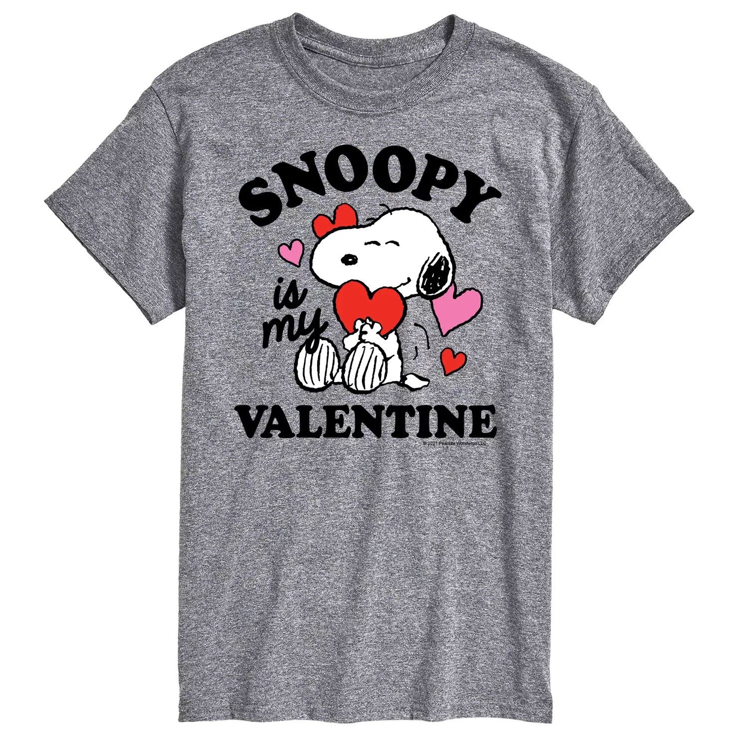 

Мужская футболка Snoopy My Valentine с арахисом Licensed Character