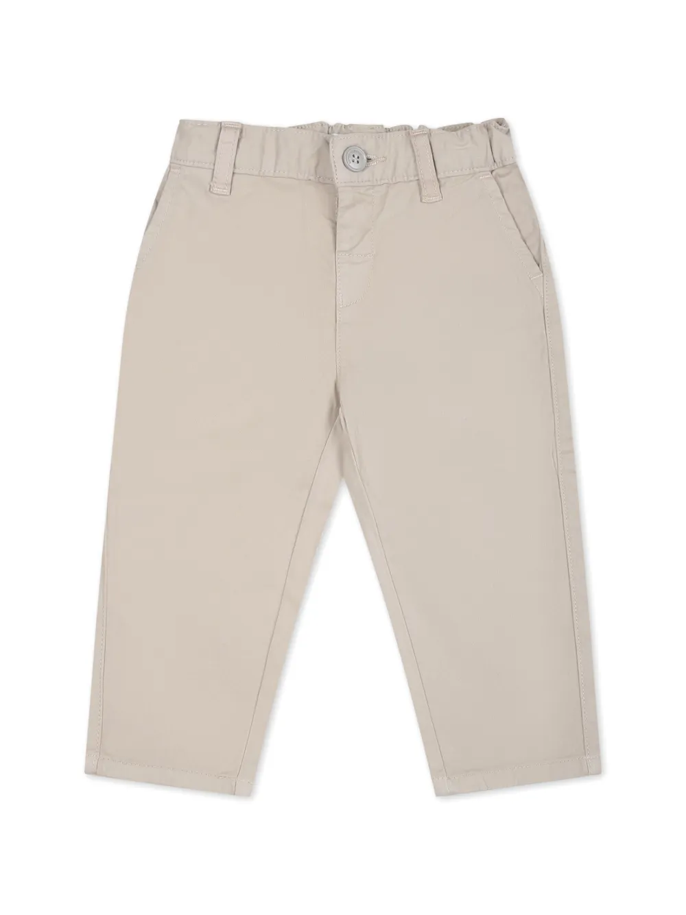 

Джинсы с эластичным поясом и логотипом Emporio Armani Kids, нейтральный