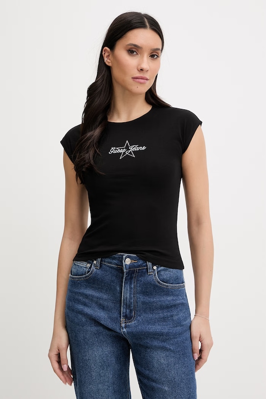 

Футболка Guess Jeans, черный