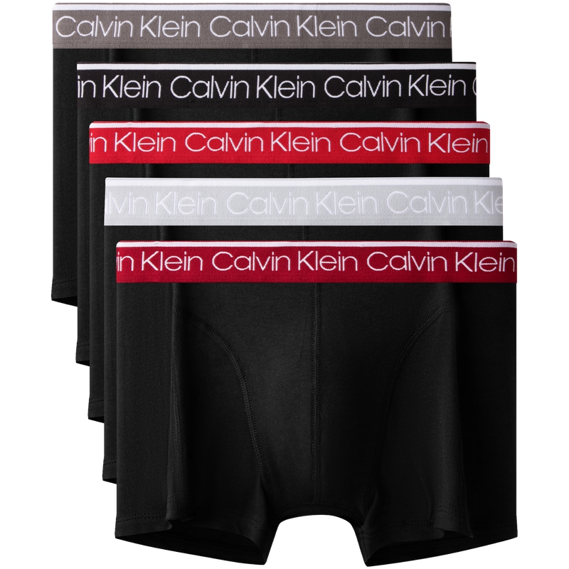 Calvin Klein Трусы мужские 5 штук Space Black — фото 3