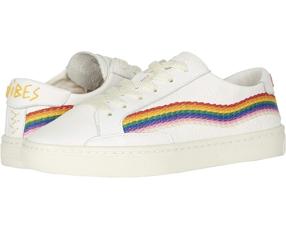 

Кроссовки Soludos Rainbow Wave Sneaker, белый