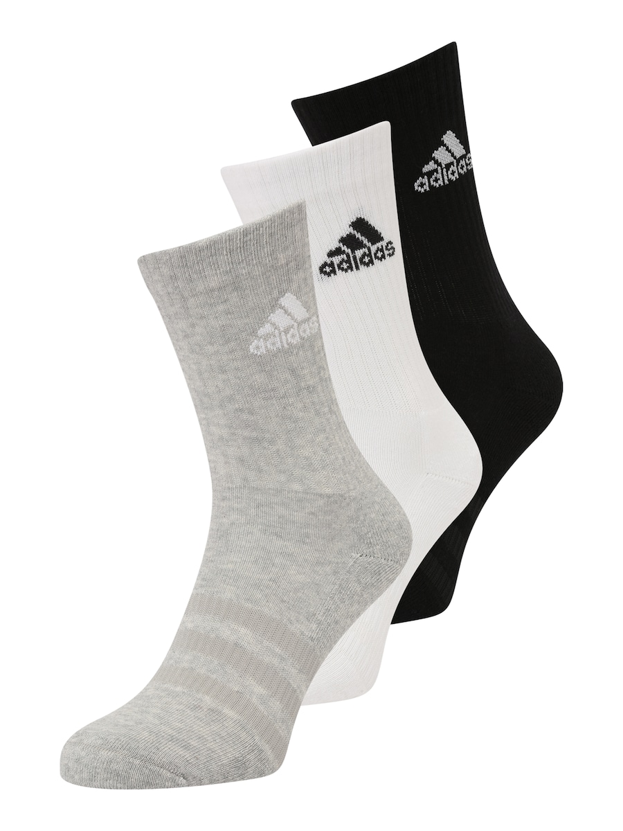 

Спортивные носки ADIDAS PERFORMANCE Cushioned Crew 3 Pairs, Mottled Grey/Black/White