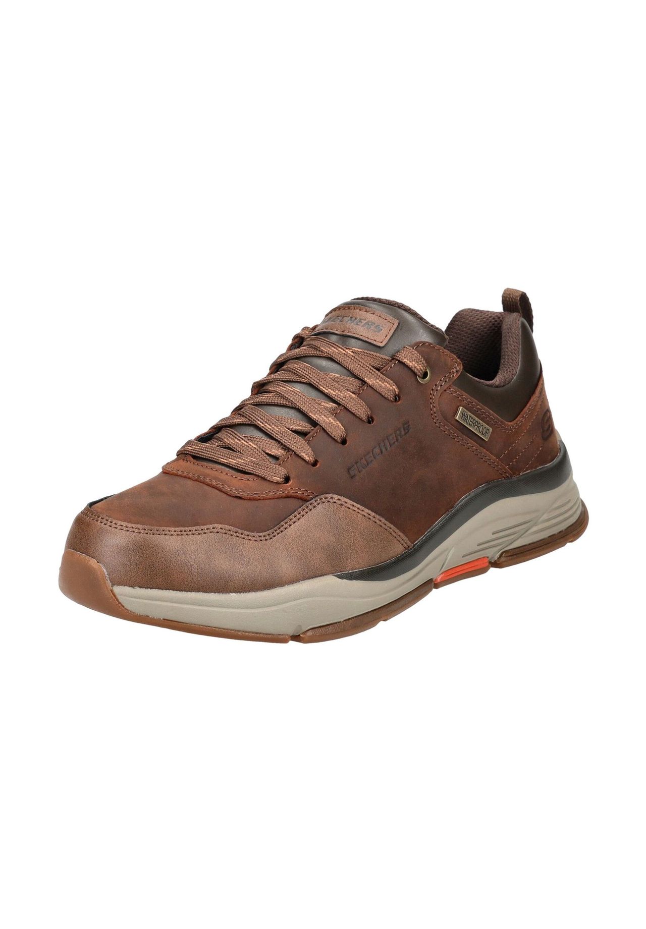 Кроссовки из искусственной кожи SKECHERS, коричневый