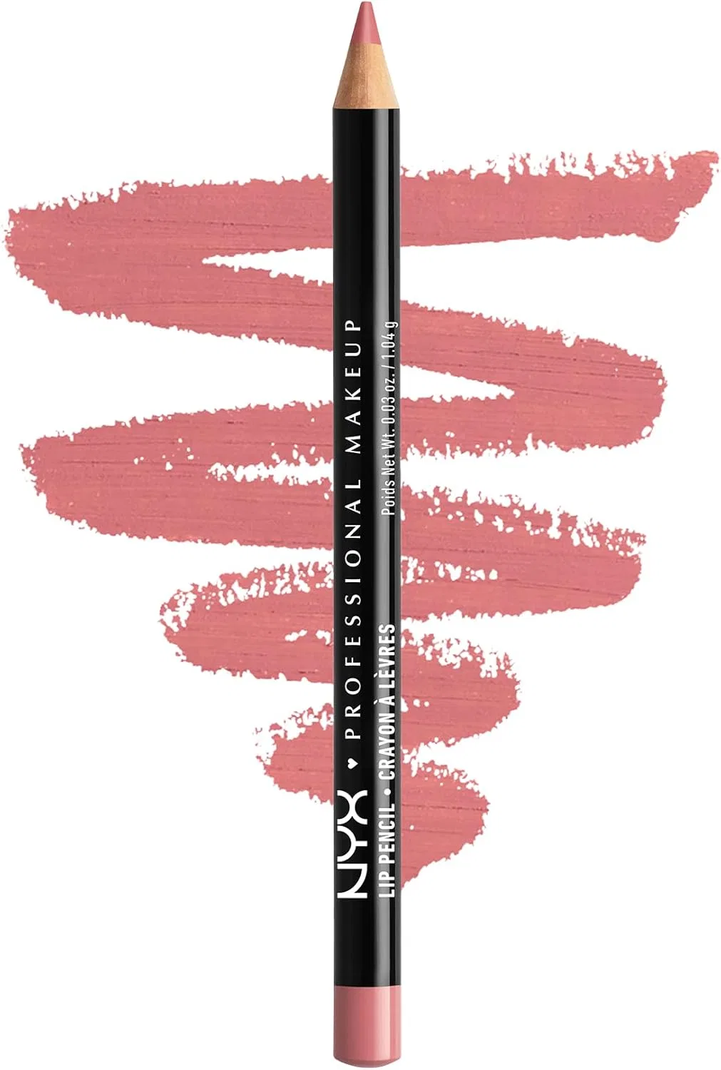 Карандаш для губ Slim Lip Liner Pencil NYX Professional Makeup, 1 шт, 0.14 унции, цвет 840 Rose