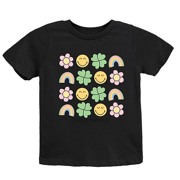

Футболка Smileyworld smiley clover daisy youth The Juniper Shop, Black