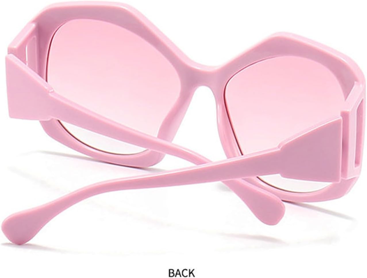 

Willochra Модные большие круглые солнцезащитные очки для женщин и мужчин в стиле панк, овальные солнцезащитные очки для женщин, хип-хоп вечеринки, солнцезащитные очки, 2pcs-black&pink