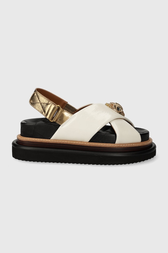 Кожаные сандалии Orson Cross Strap Kurt Geiger London, белый