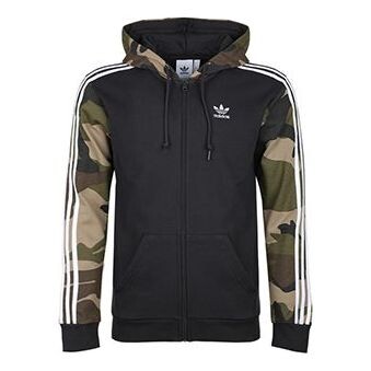 

Куртка adidas originals Camouflage Zip Hoodie For Men Black, черный
